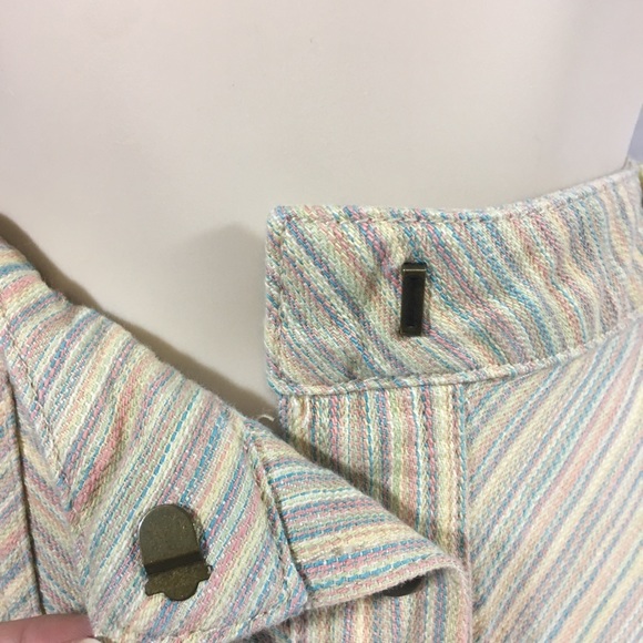 Pilcro and the Letterpress Striped Button Up Skirt - Picture 4 of 8